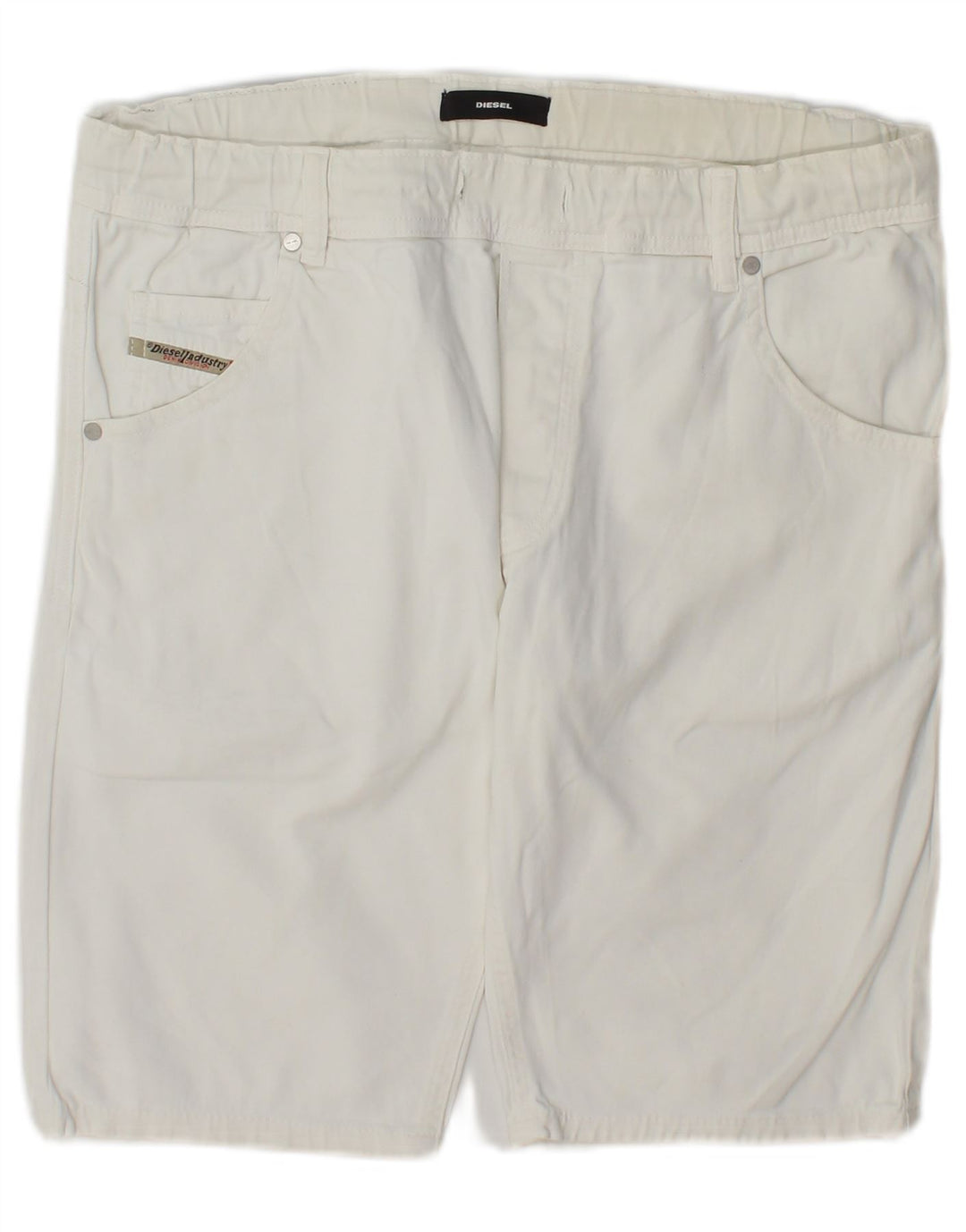 Diesel γυναικείο casual σορτς UK 14 Large W34 Λευκό