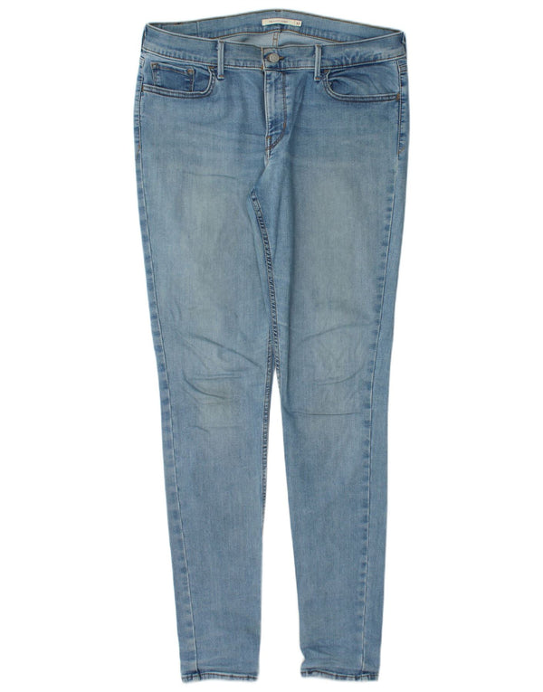 LEVI'S Γυναικείο 710 Super Skinny Jeans W32 L34 Μπλε βαμβακερό