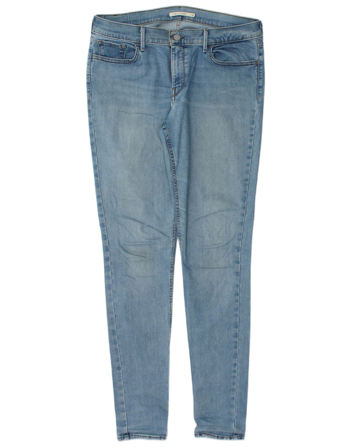 LEVI'S Γυναικείο 710 Super Skinny Jeans W32 L34 Μπλε βαμβακερό