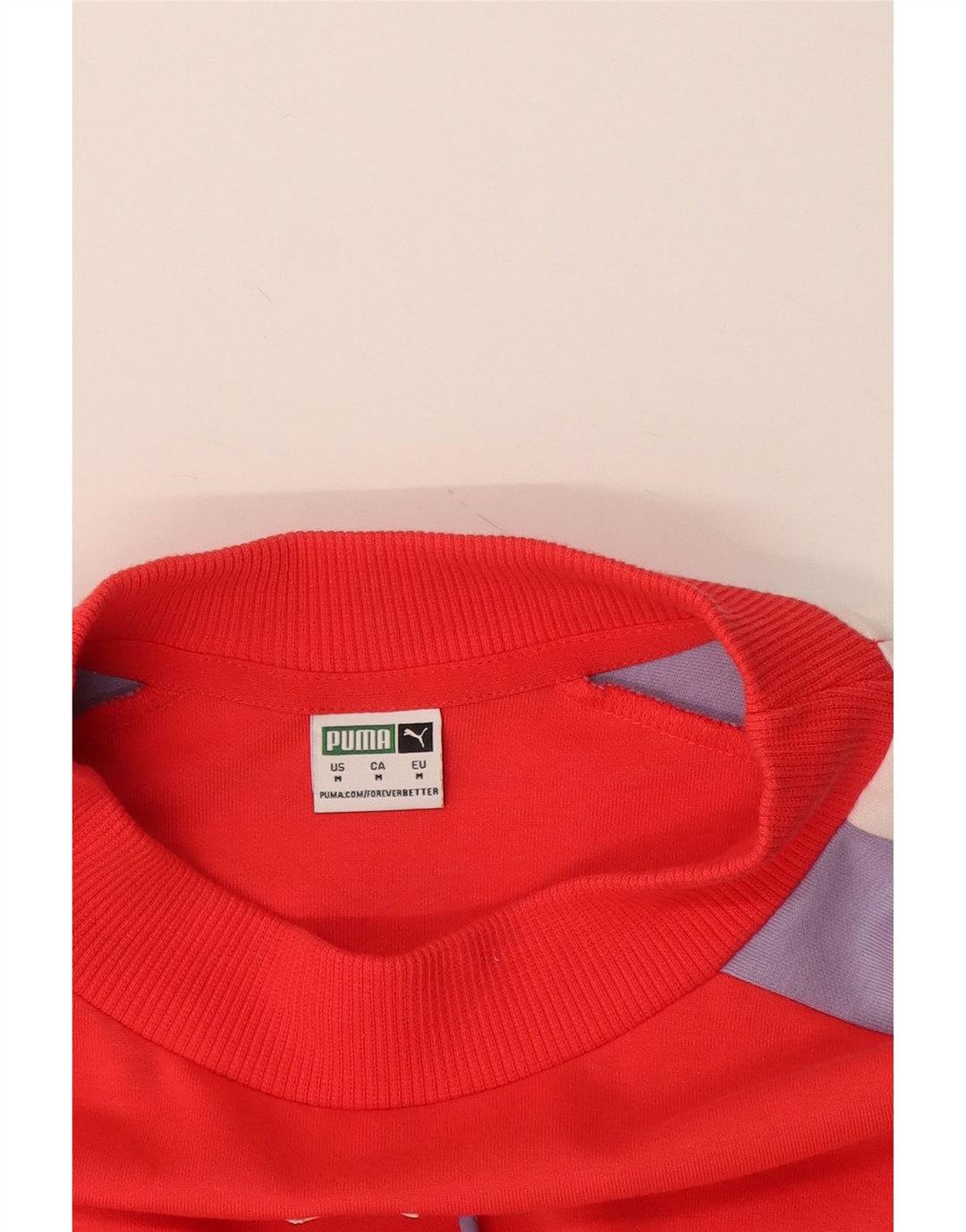 Γυναικεία φούτερ Puma Crop Graphic Jumper UK 14 Medium Red Colourblock