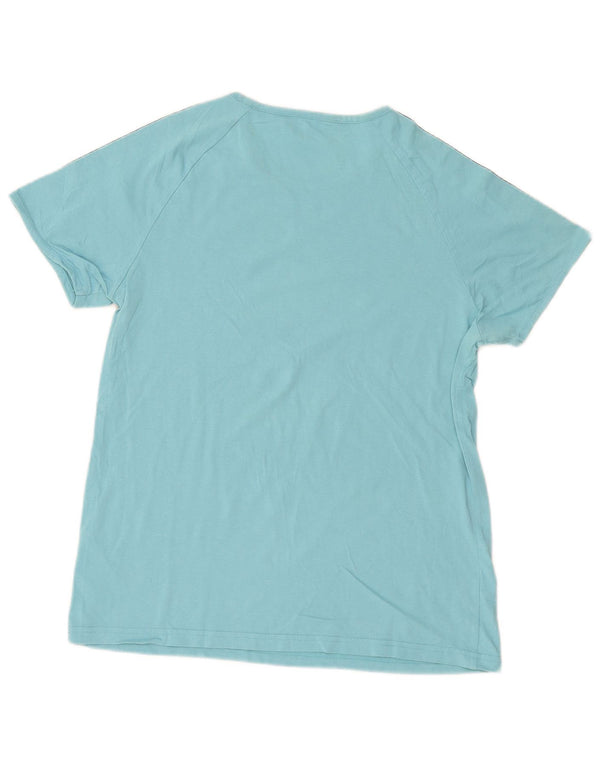 Γυναικείο γραφικό μπλουζάκι Puma Top UK 18 XL Blue Colourblock