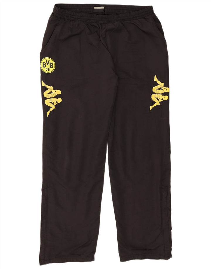 Kappa Mens BVB Dortmund Graphic αθλητική φόρμα παντελόνι 2XL μαύρο πολυεστέρα