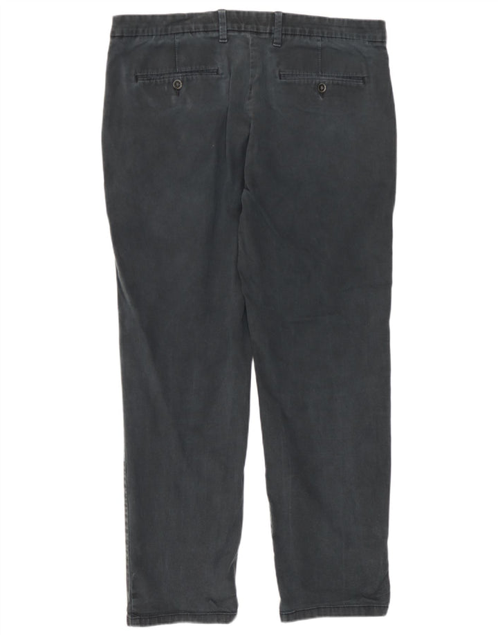 Marks & Spencer Ανδρικό ίσιο παντελόνι Chino με κανονική εφαρμογή W36 L29 Γκρι