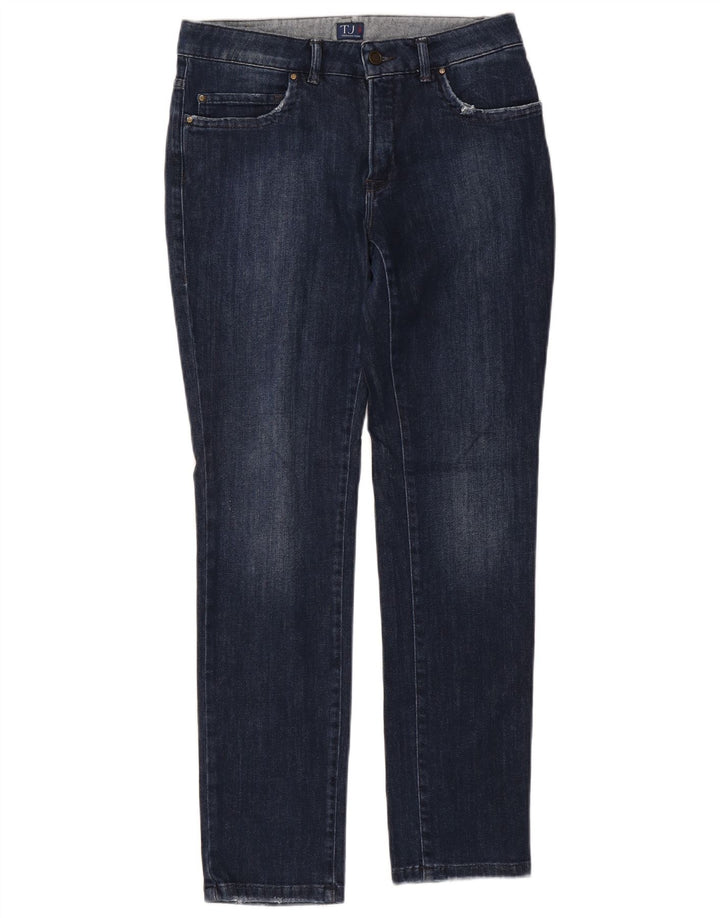 TRUSSARDI Γυναικείο Slim Jeans W29 L30 Navy Blue Cotton