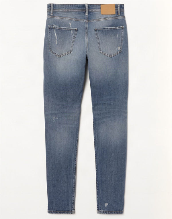 Zara Ανδρικά στενά τζιν EU 40 Medium W31 L30 Μπλε βαμβακερό