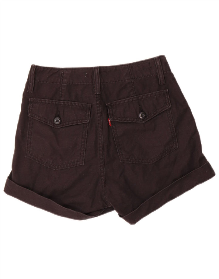 Γυναικείο σορτς chino Levi's Ribcage W26 Μικρό μαύρο βαμβακερό