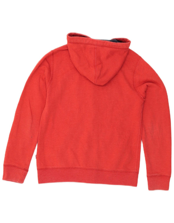 Levi's Boys Graphic Zip Hoodie Sweater 11-12 Years Red Cotton