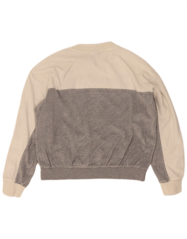 Champion Γυναικεία γραφική φούτερ Jumper UK 14 Medium White Colourblock