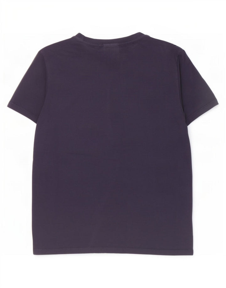 Ανδρικό T-Shirt Hugo Boss Top από μεσαίο μπλε ναυτικό βαμβακερό