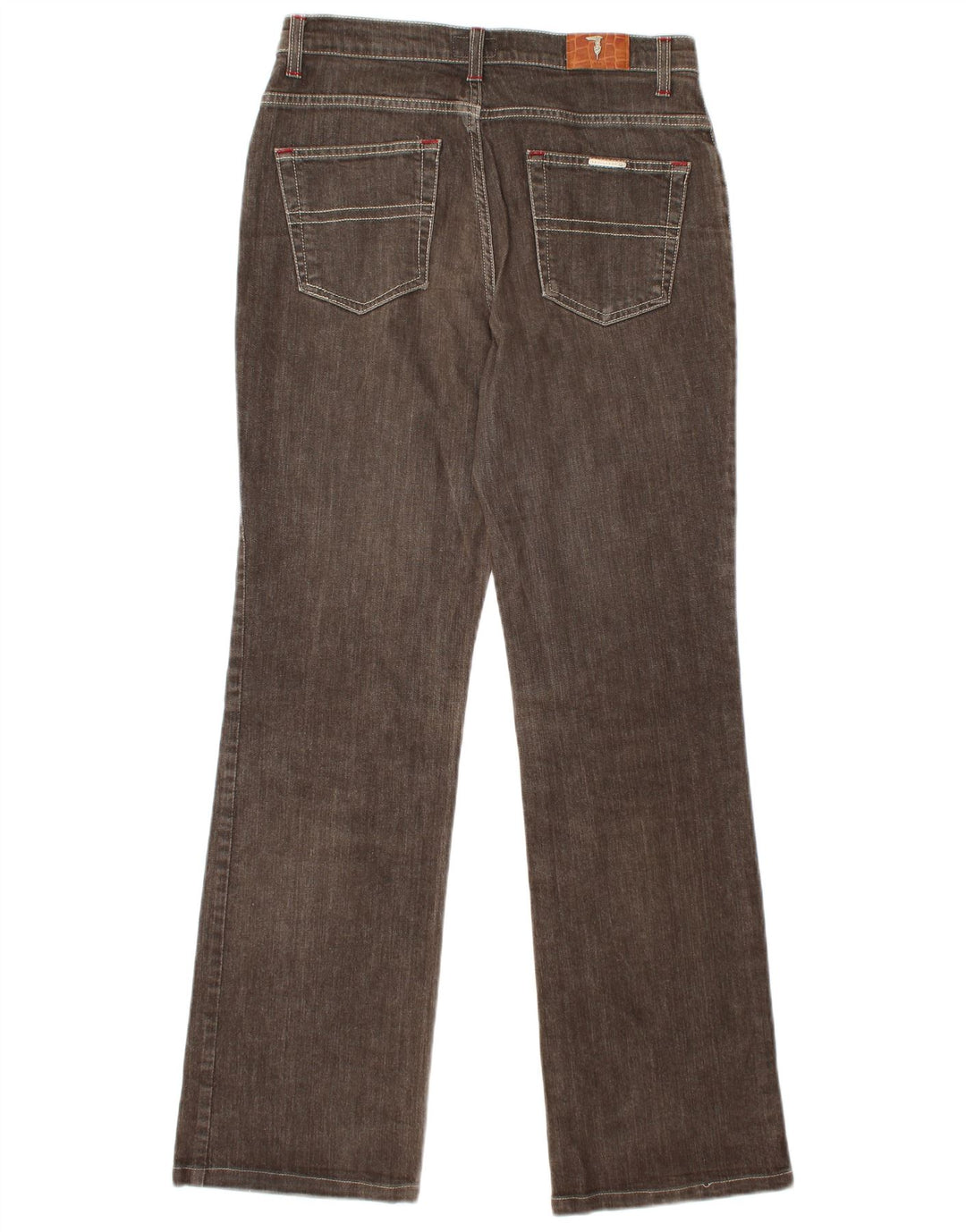 TRUSSARDI Ανδρικό τζιν ίσιο W29 L31 Καφέ βαμβακερό