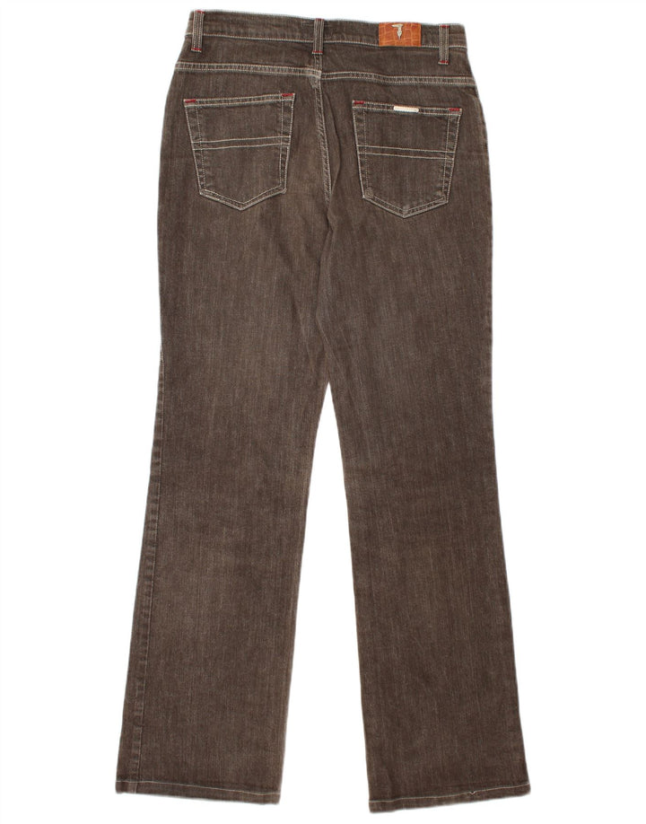 TRUSSARDI Ανδρικό τζιν ίσιο W29 L31 Καφέ βαμβακερό