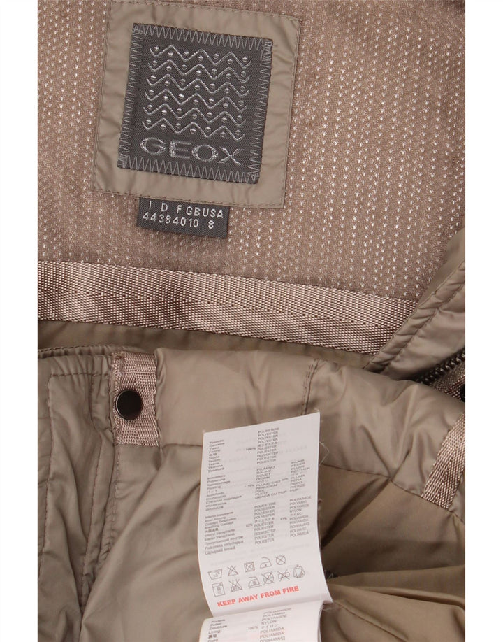 Γυναικείο μπουφάν Geox Respira με επένδυση UK 10 Small Beige Polyester