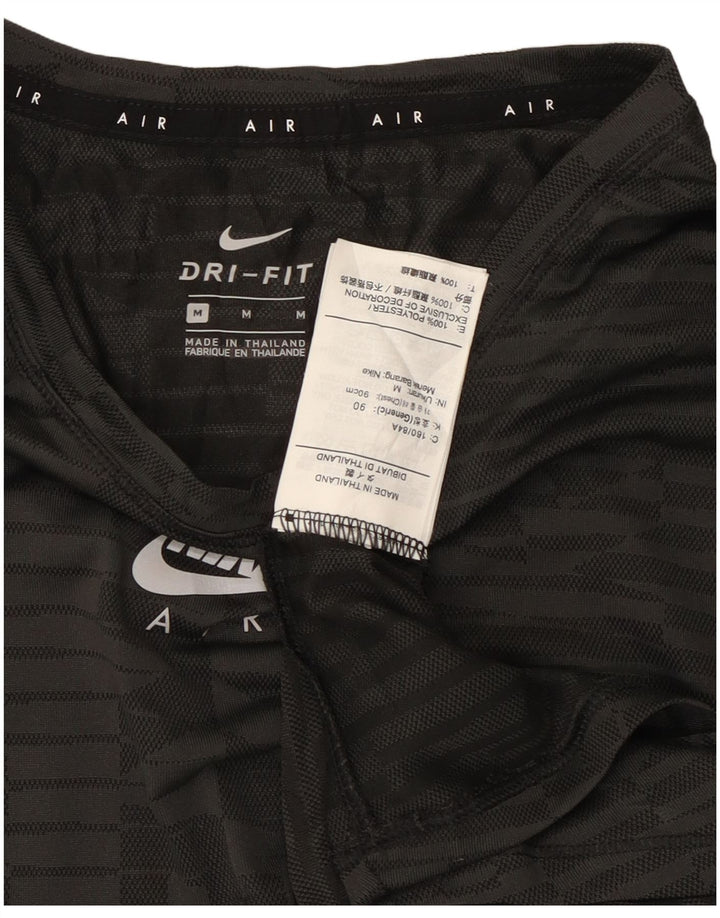 Γυναικείο γραφικό μπλουζάκι Nike τοπ UK 14 μεσαίου γκρι πολυεστέρας