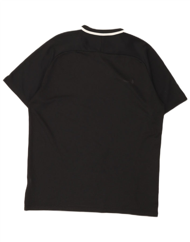 Γυναικείο μπλουζάκι NIKE Dri Fit Top UK 16 Large Black Colorblock Πολυεστέρας