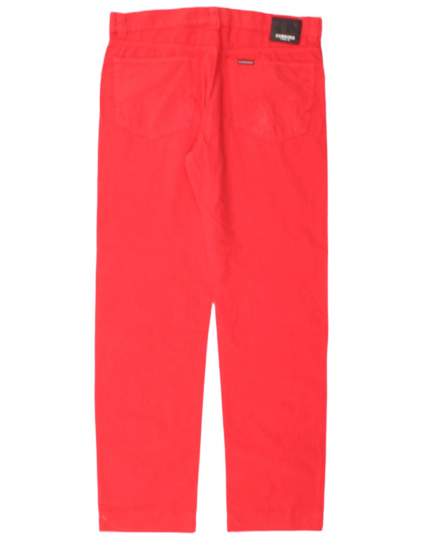 Ανδρικό ίσιο casual παντελόνι Carrera IT 48 Medium W33 L31 κόκκινο βαμβακερό