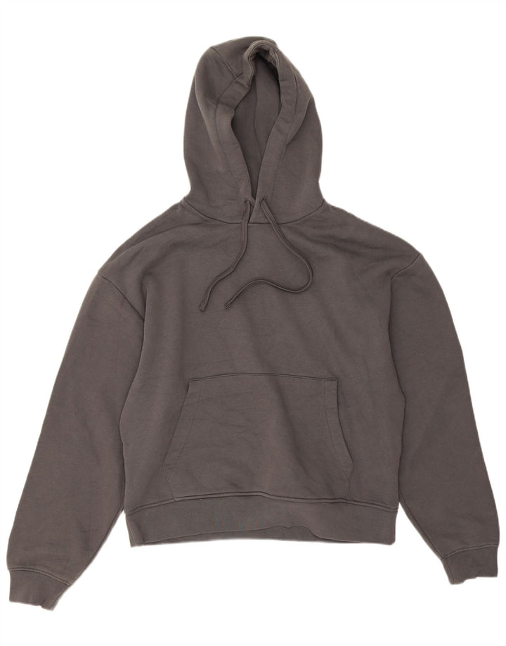 Zara Ανδρικό Hoodie Jumper Μεσαίο Γκρι Βαμβακερό