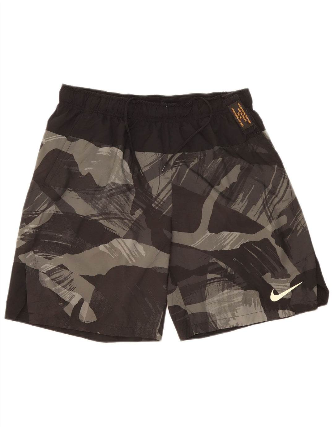 Ανδρικό αθλητικό σορτς NIKE Dri Fit Μεγάλο Μαύρο Καμουφλάζ Πολυεστέρας