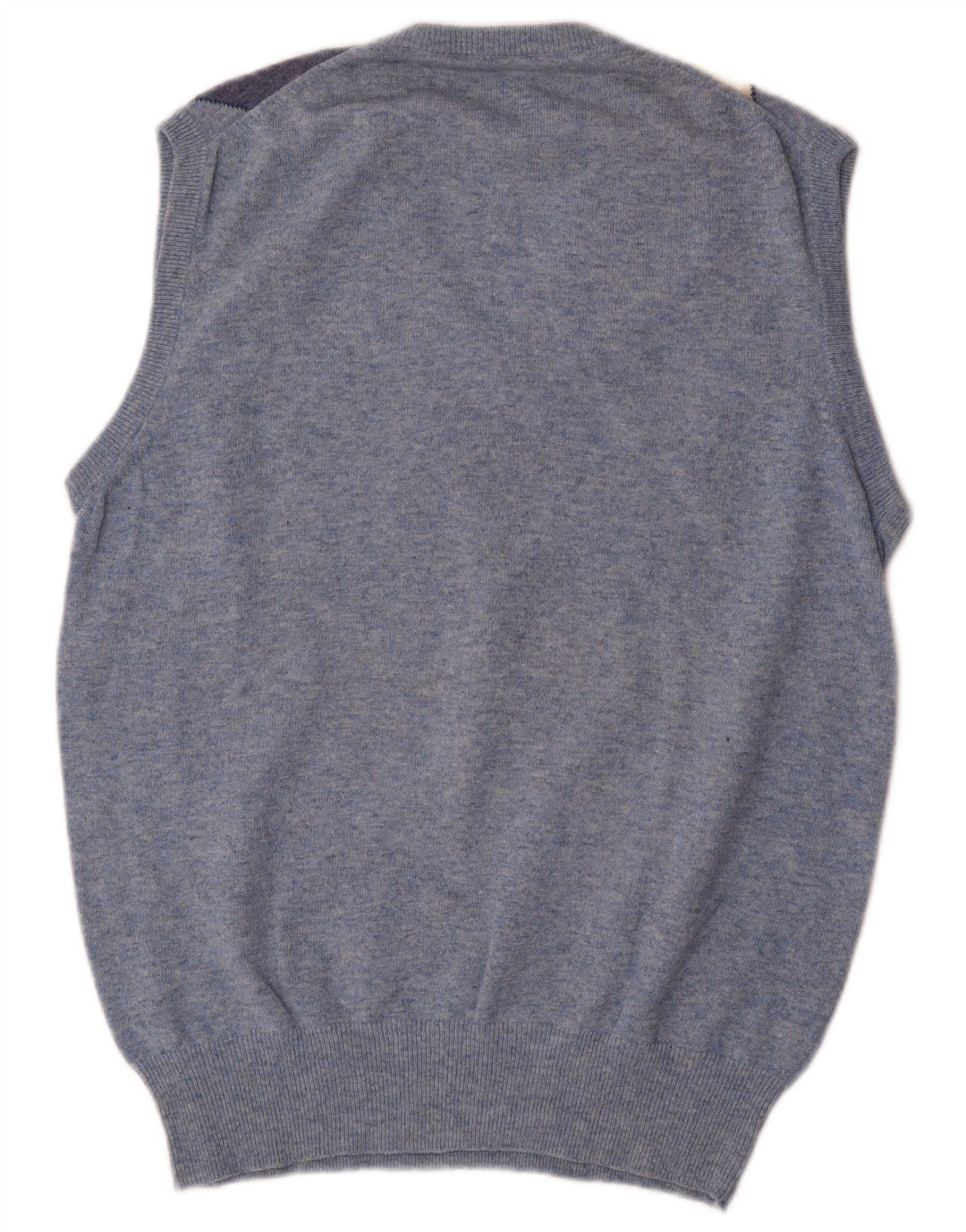 Vintage ανδρικό γιλέκο Tank Top Medium Blue Geometric