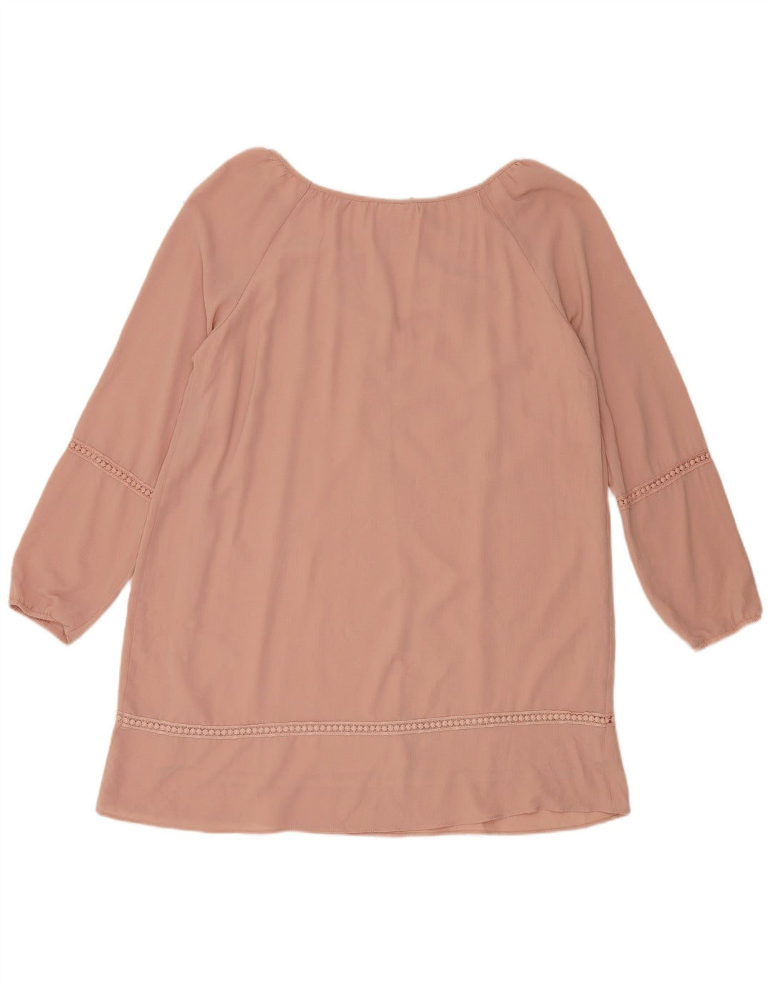 Γυναικείο μακρυμάνικο τουνίκ φόρεμα Wrangler UK 18 XL Ροζ Πολυεστέρας