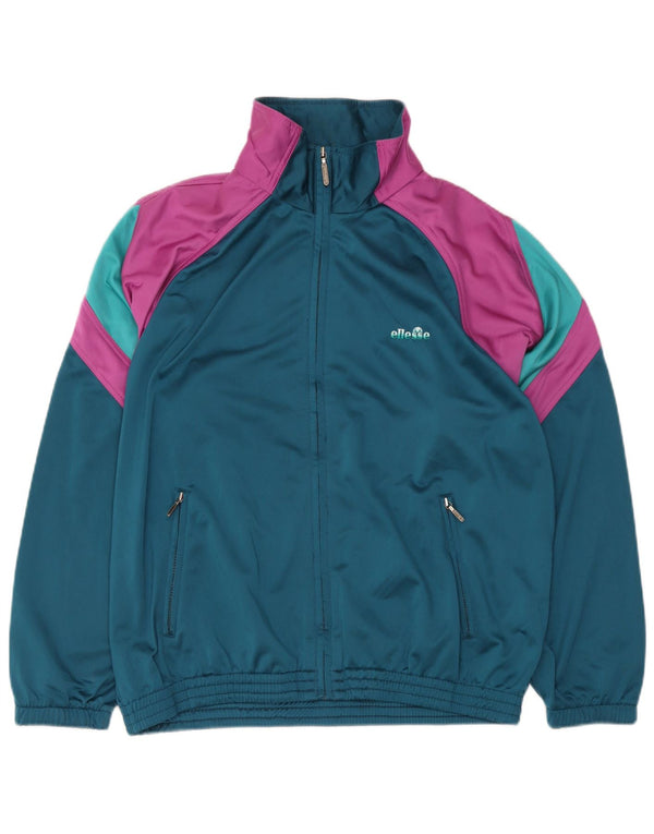 Ανδρική φόρμα Ellesse Top Jacket Large Blue Colourblock Polyester
