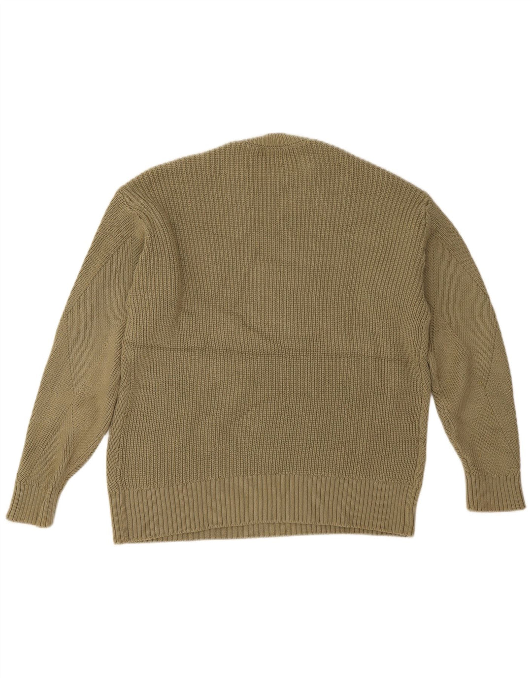 Marks & Spencer Γυναικείο πουλόβερ με λαιμόκοψη UK 14 Medium Khaki