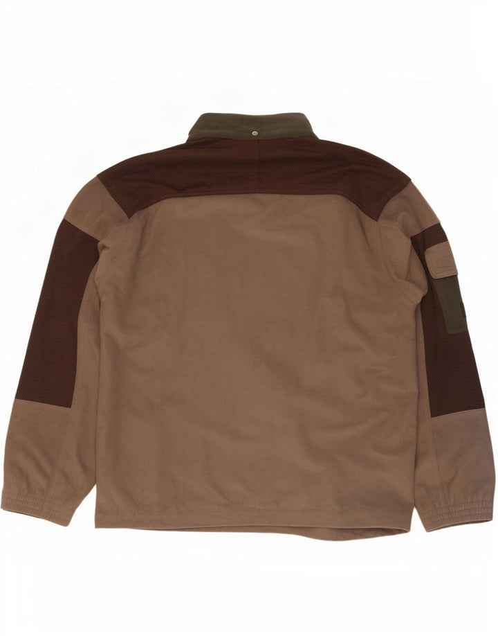 Ανδρική φόρμα Diadora Top Jacket UK 38 μεσαίου καφέ χρώματος πολυεστέρας