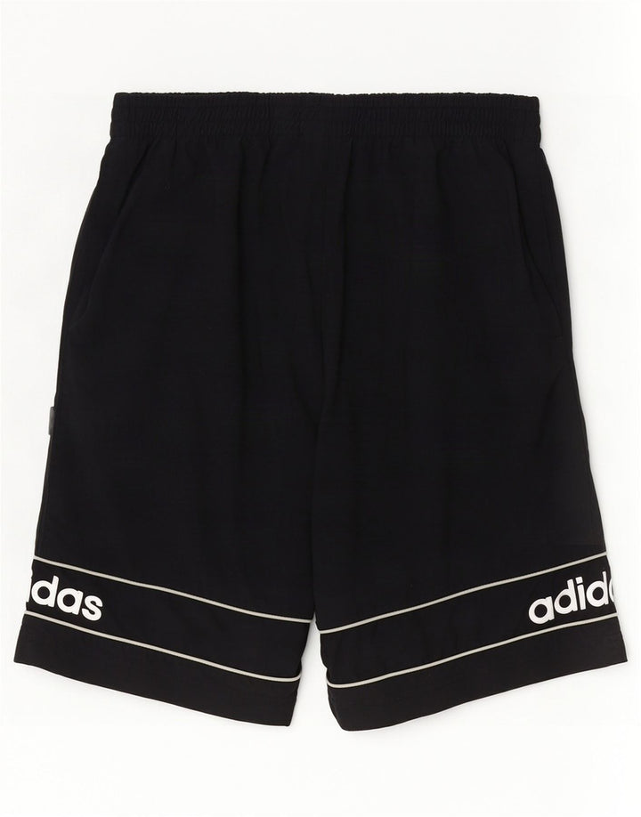 Ανδρικό γραφικό casual σορτς Adidas W32 μεσαίο μαύρο πολυεστέρα