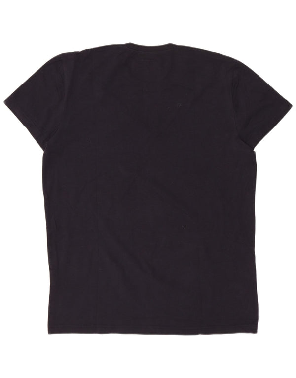 Ανδρικό γραφικό μπλουζάκι CALVIN KLEIN JEANS Top 2XL Navy Blue βαμβακερό