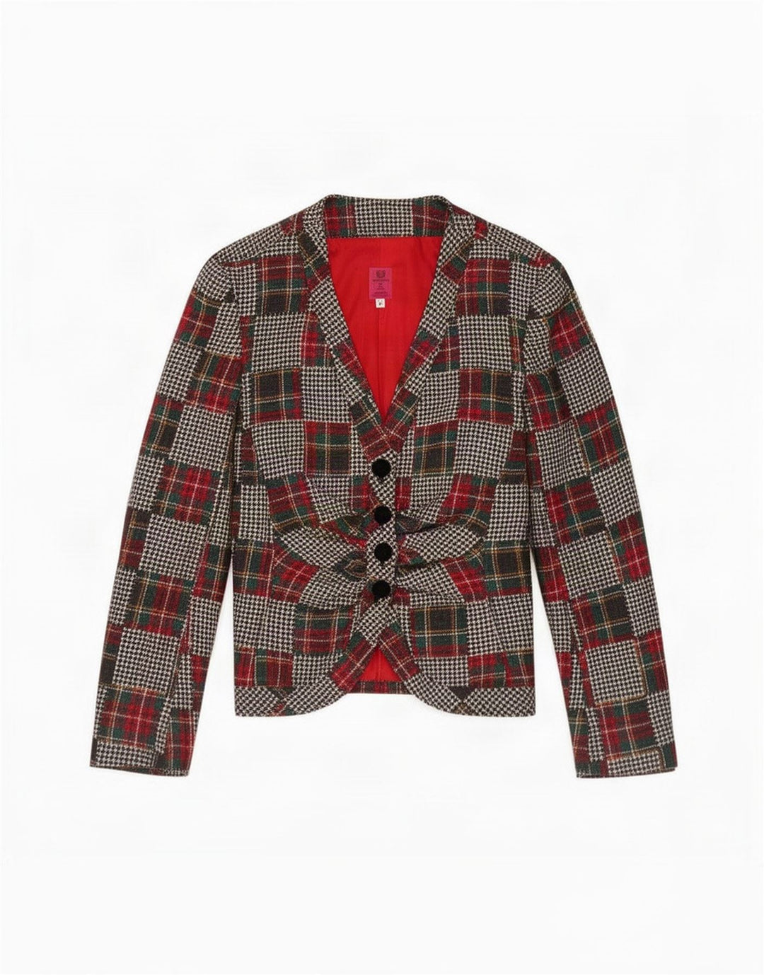 Ungaro Γυναικείο Μπουφάν Blazer με 4 Κουμπιά IT 42 Μεσαίο Πολύχρωμο Συνονθύλευμα