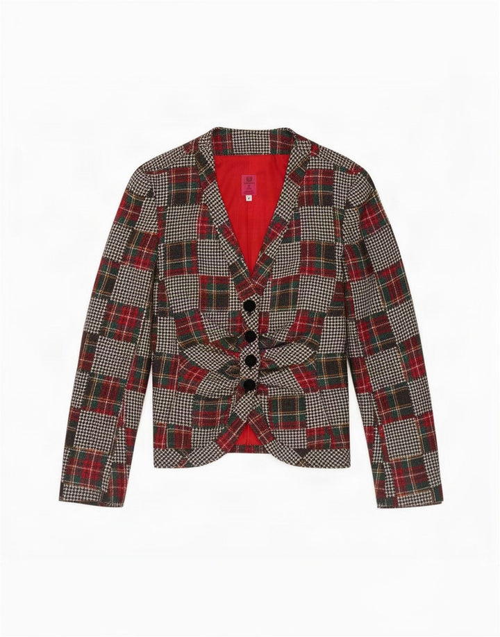 Ungaro Γυναικείο Μπουφάν Blazer με 4 Κουμπιά IT 42 Μεσαίο Πολύχρωμο Συνονθύλευμα
