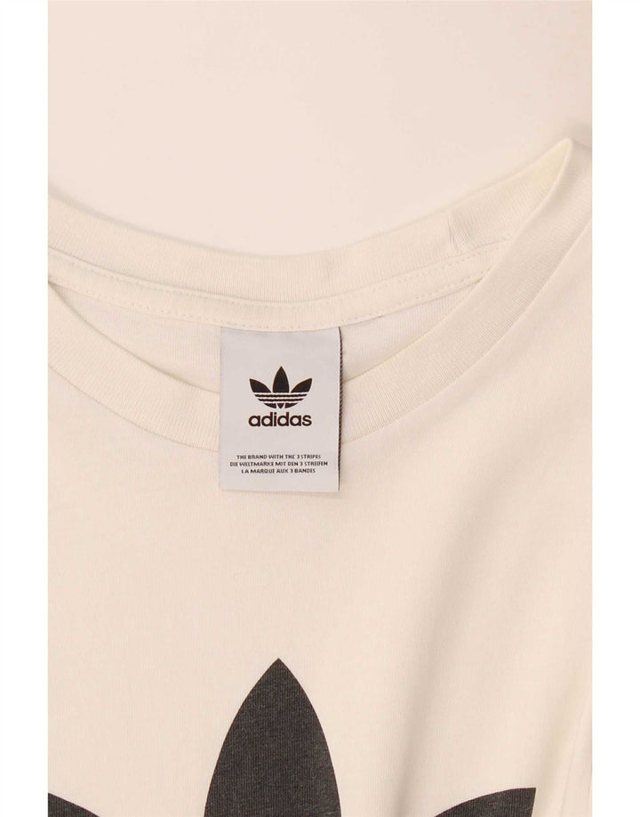 Ανδρικό γραφικό T-Shirt Adidas Top Medium White