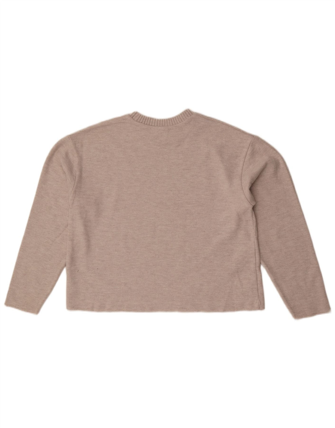 Zara Γυναικεία Crop Μπλούζα Τοπ UK 14 Medium Beige