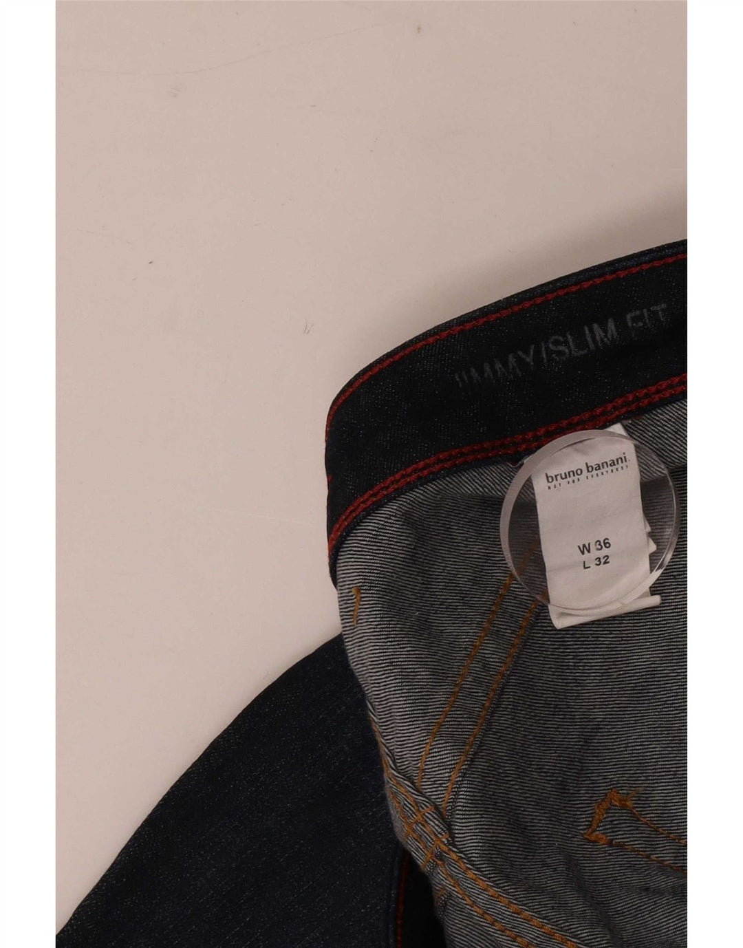 Bruno Banani Ανδρικό Slim Jeans W36 L32 Navy Blue Cotton