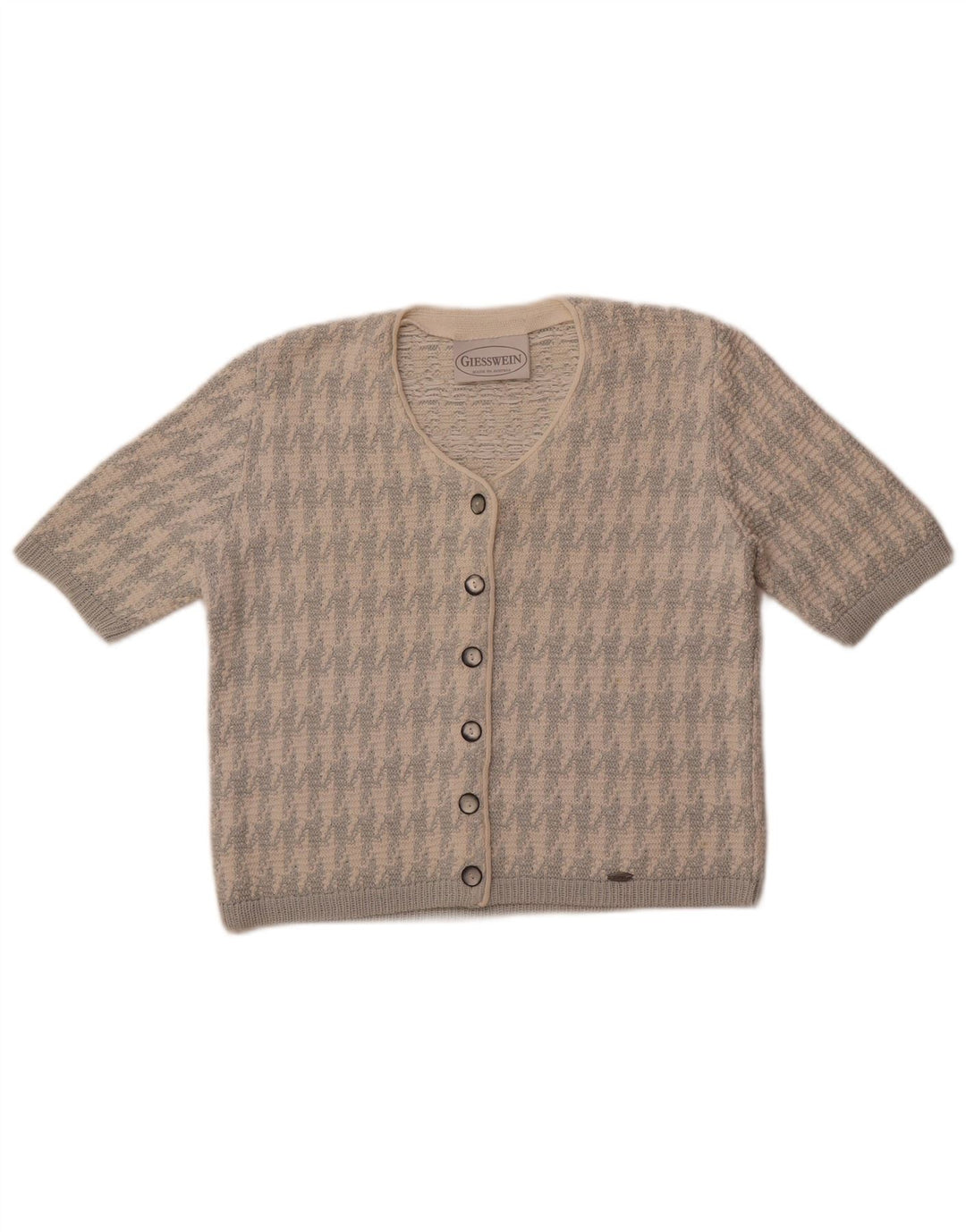 Γυναικεία ζακέτα Giesswein EU 38 Medium White Houndstooth