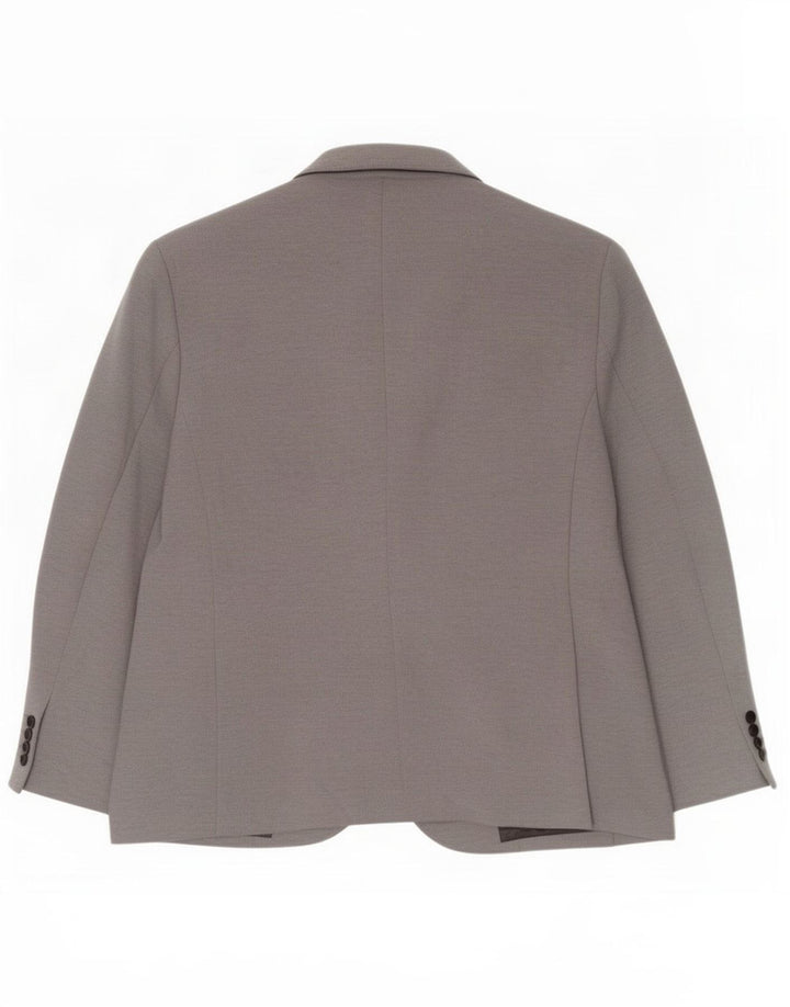 Marks & Spencer Ανδρικό σακάκι σακάκι με 2 κουμπιά UK 48 2XL Grey Polyamide