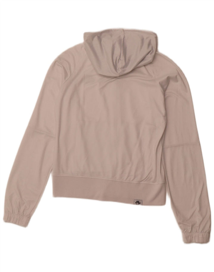 Γυναικείο πουλόβερ NIKE με φερμουάρ UK 10/12 Μεσαίο λευκό
