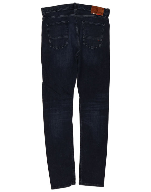 Tommy Hilfiger Mens Bleecker Slim Jeans W34 L34 Blue Cotton
