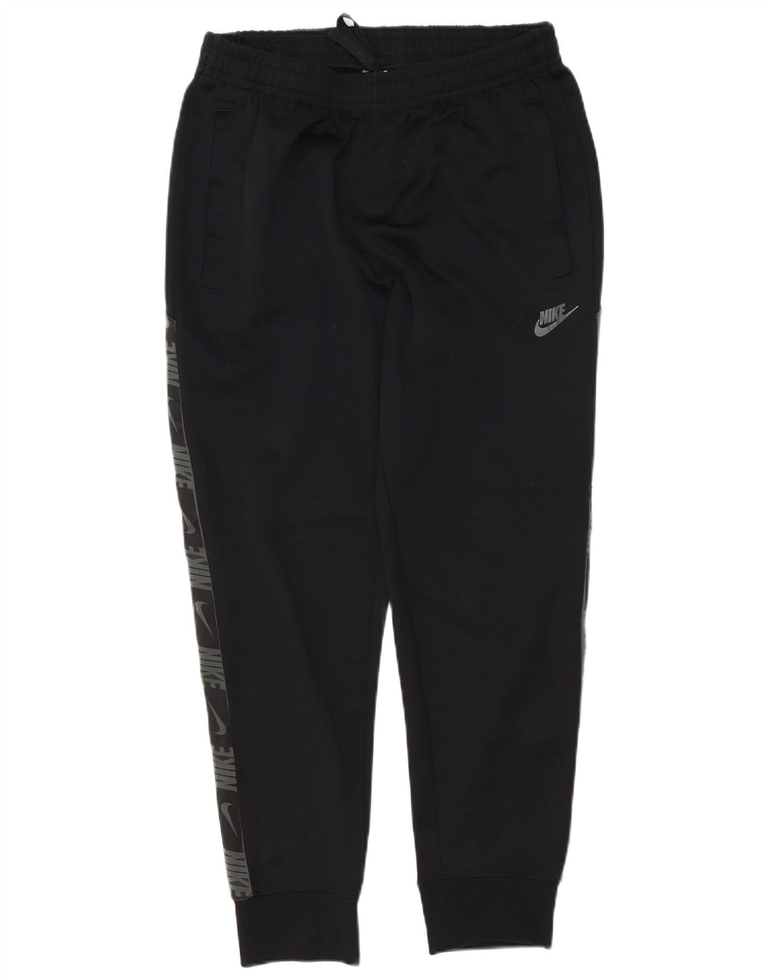 Ανδρικές φόρμες γραφικών Nike παντελόνια Joggers μεσαίο μαύρο πολυεστέρα