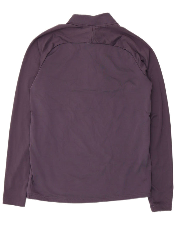 Ανδρική φόρμα πουλόβερ με φερμουάρ Nike Dri Fit Top Small Purple Polyester