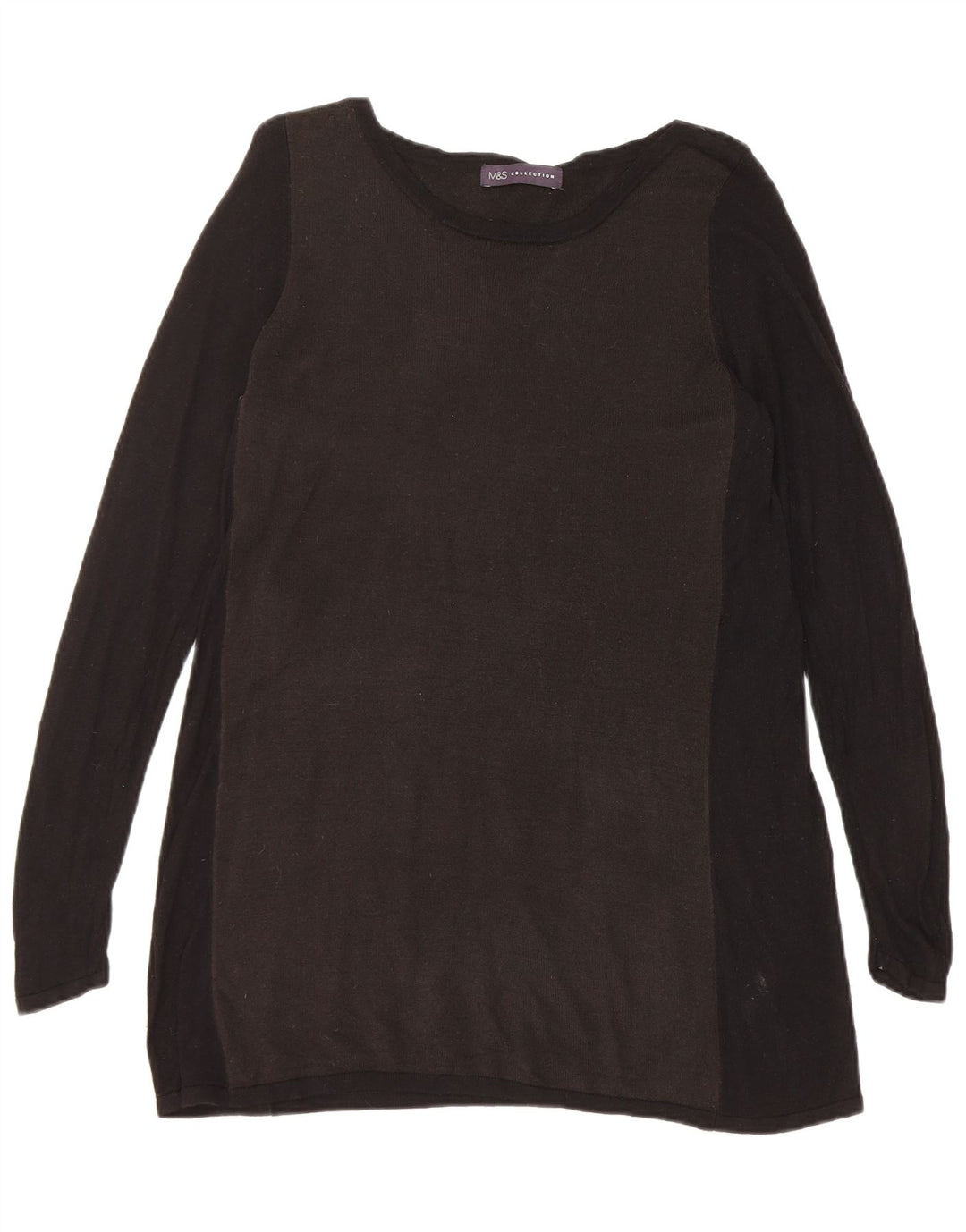 Marks & Spencer Γυναικείο πουλόβερ με λαιμόκαυστο UK 12 Medium Black