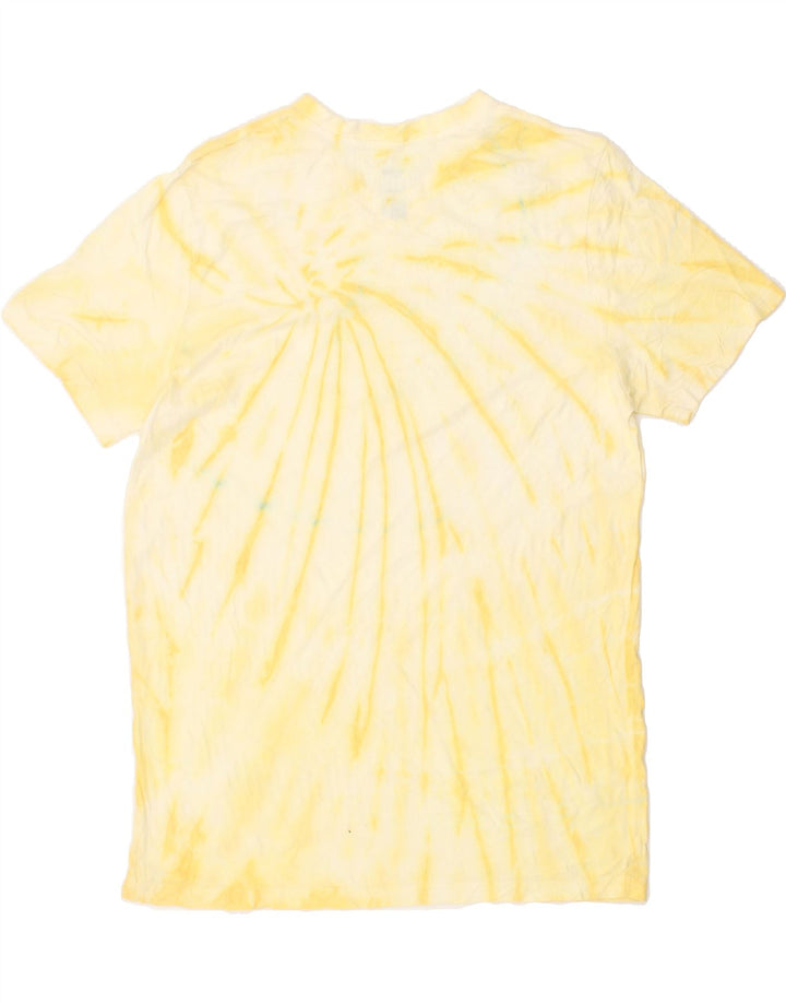 MOSSIMO Mens Athletic Fit  T-Shirt Top Large Yellow Tie Dye Cotton | Vintage Mossimo | Thrift | Second-Hand Mossimo | Used Clothing | Messina Hembry 