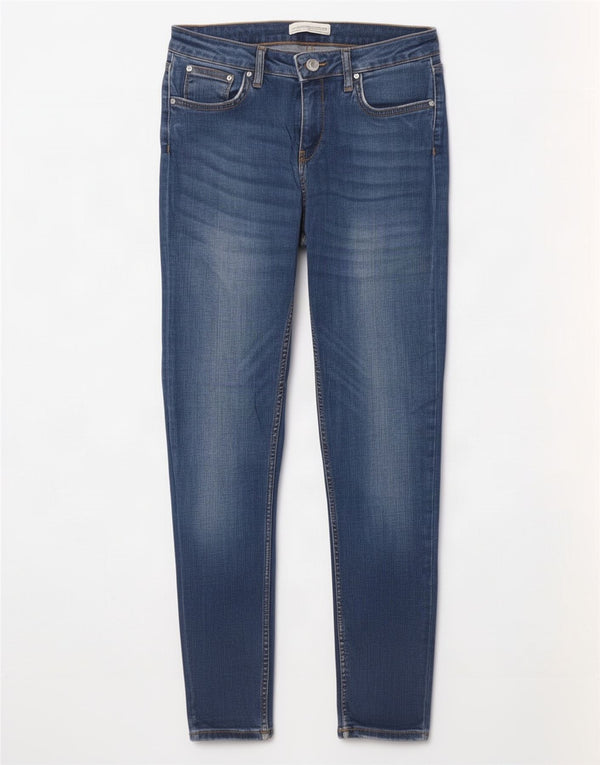Zara Γυναικείο Skinny Jeans EU 38 Small W28 L28 Blue Cotton