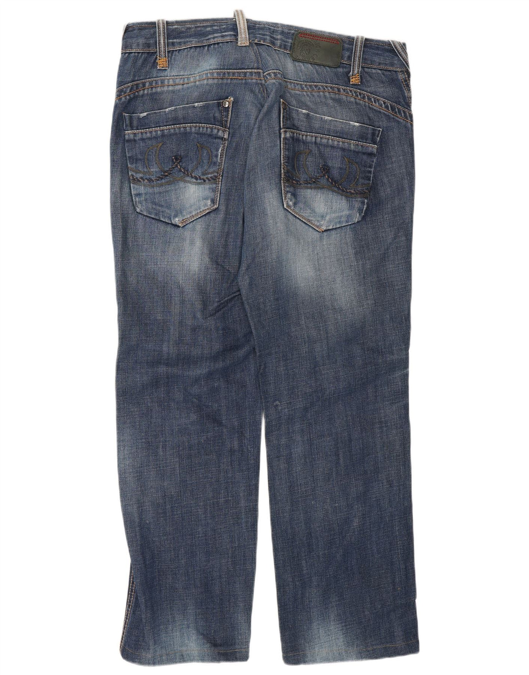 Ανδρικό τζιν Datch Distressed Straight W36 L30 Navy Blue Cotton