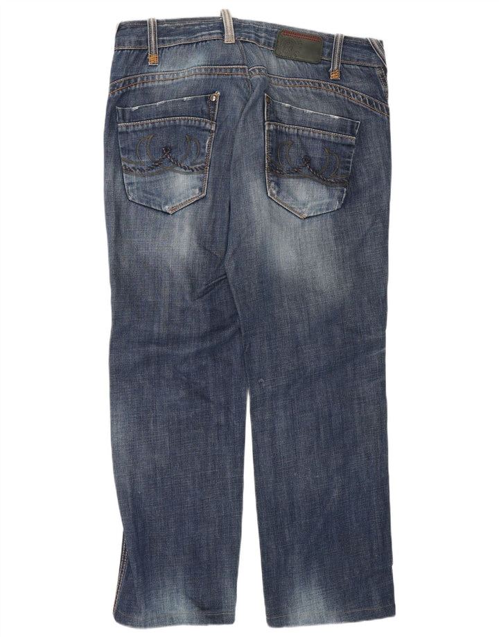 Ανδρικό τζιν Datch Distressed Straight W36 L30 Navy Blue Cotton