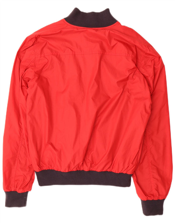 WOOLRICH Ανδρικό Bomber Reversible Jacket UK 40 Large Red Nylon