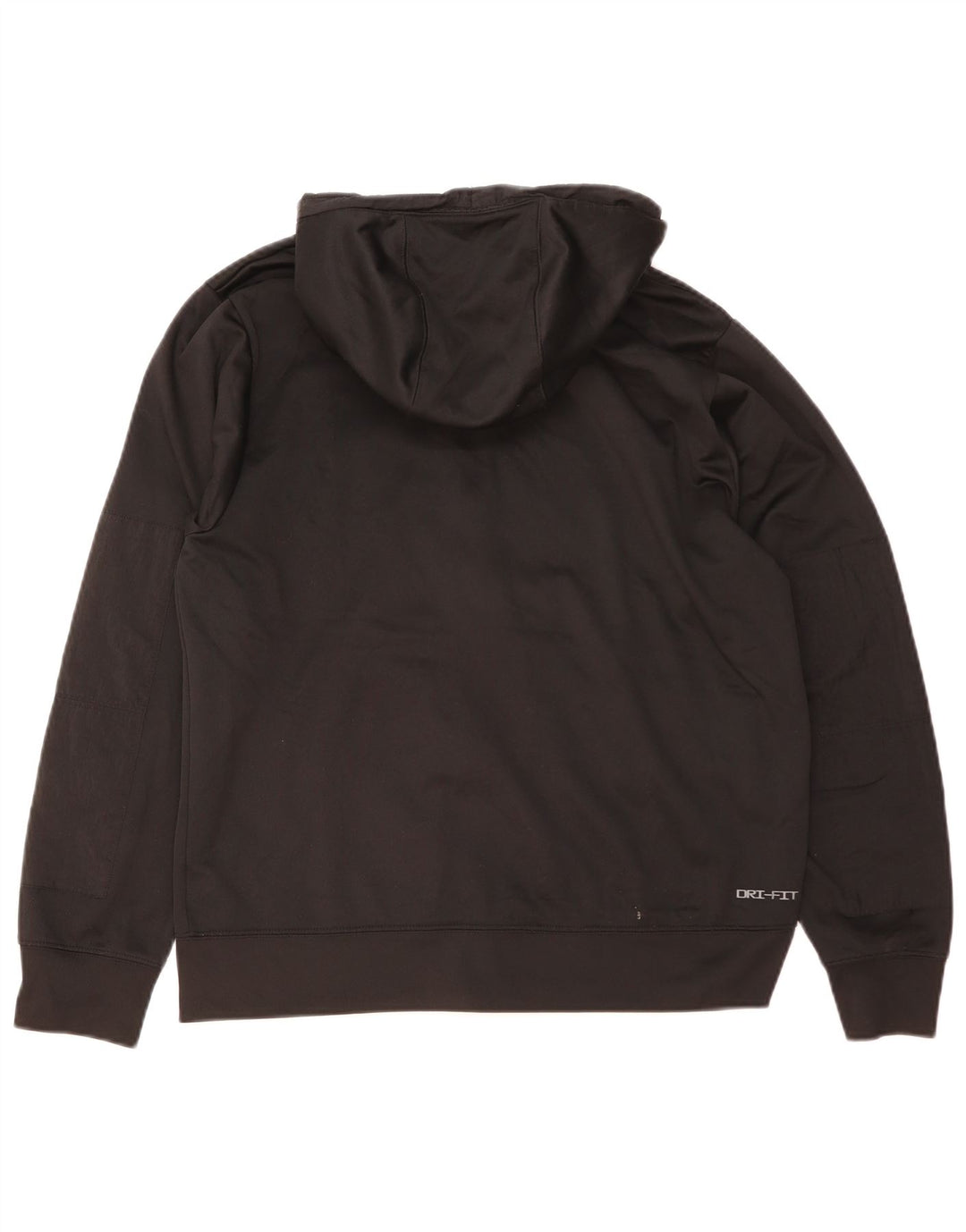 Ανδρικό πουλόβερ Nike με φερμουάρ Dri Fit, μεσαίο μαύρο πολυεστέρα