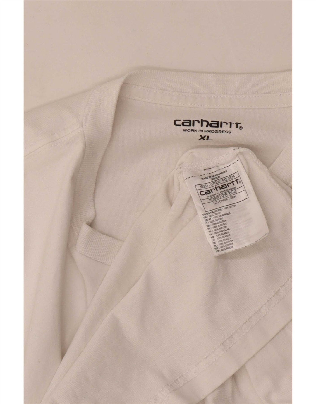 Ανδρικό T-Shirt Carhartt Top XL Λευκό βαμβακερό