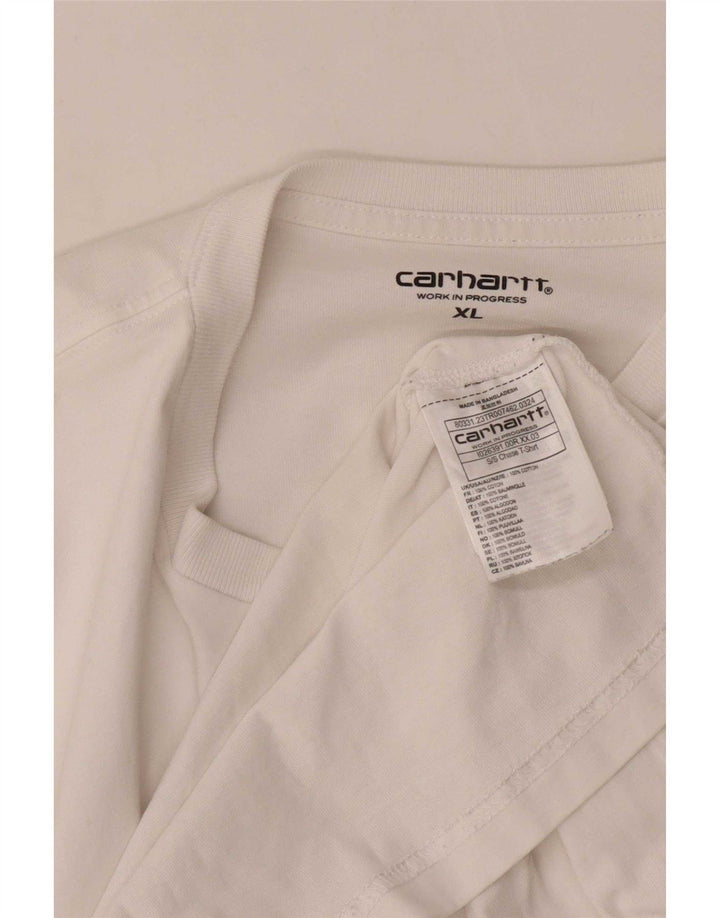 Ανδρικό T-Shirt Carhartt Top XL Λευκό βαμβακερό