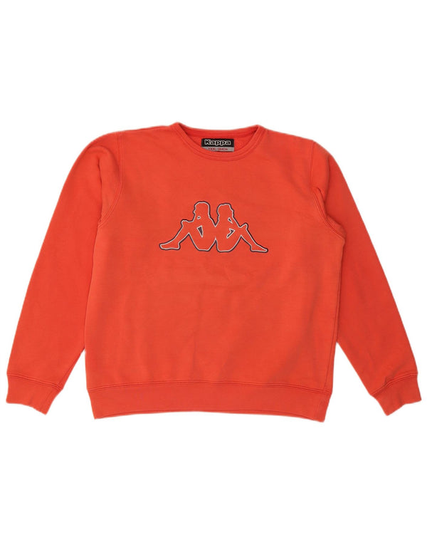 Kappa Boys Graphic Φούτερ Jumper 14-15 ετών 2XL πορτοκαλί βαμβακερό
