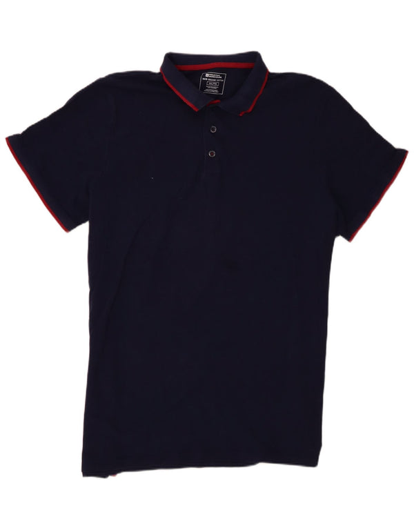Mountain Warehouse Ανδρικό Πόλο Μπλουζάκι 2XL Navy Blue Cotton
